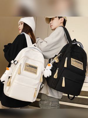 2023 New School Bag Girls High School Student Backpack College Male Junior High School Primary School Student Large-capacity Travel Backpack