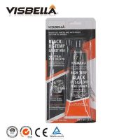 Visbella Hi-Temp RTV Silicone กาวทาปะเก็น อ่างน้ำมันเครื่อง ฝาครอบไอดี วาล์ว ซิลิโคน(สีดำ) ทนความร้อนสูง จากอเมริกา