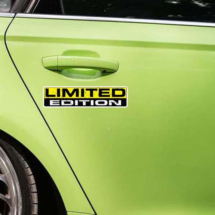 gorgeousauto-2-ชิ้น-15x3-เซนติเมตร-limited-edition-ตลกสะท้อนแสงไวนิลสติ๊กเกอร์รถ-d-ecals