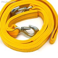 4 meters Tow Strap with Hooks Car Vehicle Recovery Rope Trailer Rope 5 tons Capacity Heavy Duty Tow Rope for Car Truck SUV