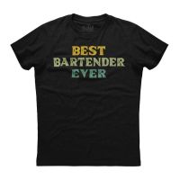 2023 NEWCustomized Cotton Mens T-Shirts B Bartending Ever Bartending 100 Cotton Breathable