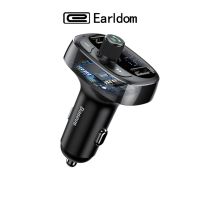 Earldom Baseus S09 Car Charger ที่ชาร์จ 2 USB เครื่องรับส่งสัญญาณ FM AUX เล่น mp3 เชื่อมต่อบลูทูธ 3.4A  สําหรับรถยนต์