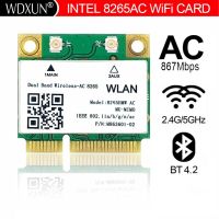 เริ่มต้นใหม่ Dual Band ไร้สาย-AC 8265 Intel 8265HMW 2.4G/5Ghz 802.11Ac 867Mbps บลูทูธ4.2 8265AC มินิ PCI-E Wi-Fi การ์ดไร้สาย