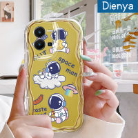 เคส Dienya สำหรับ Vivo Y35 5G Y36 5G เคส Y35ลายการ์ตูนตุ๊กตาน่ารักหมีลายคลื่นขอบแบบนิ่มเคสโทรศัพท์โปร่งใสเนื้อครีมกันกระแทกปลอกซิลิโคนใสป้องกันเลนส์กล้อง