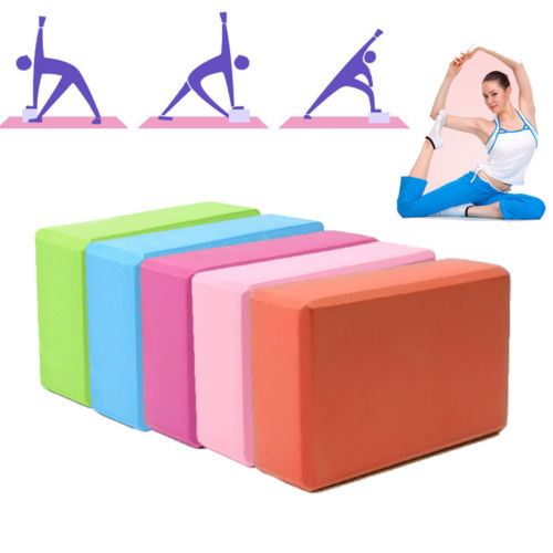 Yoga Block Pilates Foam Foaming Brick Stretch Health Fitness Exercise 
