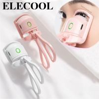 ☂◎ Eyelash Curler Portable Electric Heated Comb EyeLash Perm Long Lasting Eyelashes Curls Thermal Eyelash Curler Makeup Tools