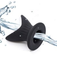 1PC Anal Douche Bidet Rushed Portable Shower Cleaning Enemator Enema Silicone Black Anal Cleaner Butt Plugs Tap