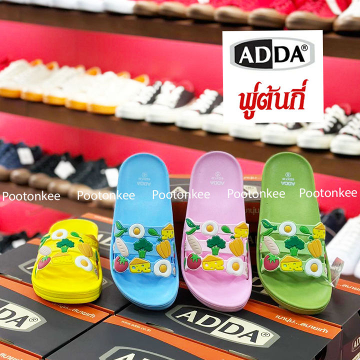 adda-รองเท้าแตะแบบสวม-สำหรับผู้หญิง-รุ่น-82z47-w1-82z48-w1-ไซส์-4-6-ของเเท้-พร้อมส่ง