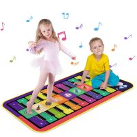 Kids Learning Education Double Row Blanket Music Instruments Keyboard Piano Music Mat Infant Fitness Educational Toyfor Children