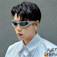 Millennium future science and technology feeling punk sunglasses for men and women function of red tide human street snap in Europe and the wind restoring ancient ways the sun glasses