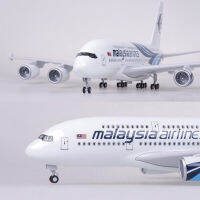 1160ขนาด50.5เซนติเมตรเครื่องบินแอร์บัส380 A380มาเลเซียสายการบินรุ่น W แสงและล้อ D Iecast พลาสติกเรซิ่นเครื่องบินสำหรับคอลเลกชัน