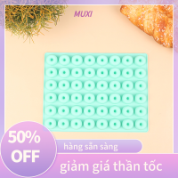 ?【HOT SALE】MUXI แม่พิมพ์ถาดโดนัทขนาดเล็ก48ช่องแม่พิมพ์ซิลิโคนโดนัทสำหรับทำขนมมัฟฟินถาดอบแม่พิมพ์ทำเค้กโดนัทบิสกิตเบเกิล