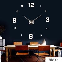 47 inch New Luminous Wall Clocks Large Clock watch Horloge 3D DIY Acrylic Mirror Stickers Quartz Duvar Saat Klock Modern Mute