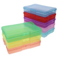 （QIQI tool） 8ชิ้น PlasticBoxes ภาพถ่ายกรณีโปสการ์ดกล่องกล่องเครื่องประดับภาพถ่ายกล่องสำหรับบ้าน