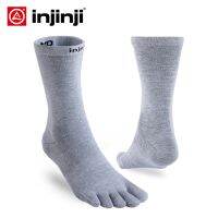 【YD】 INJINJI Five-finger LINER Socks Thin Invisible Boat COOLMAX Non-slip Breathable Men Youth