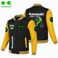 2022 Autumn Winter Mens Jackets Kawasaki Logo Print Motorcycle Racing Jackets Coats Casual Windbreaker Male Bomber Jacket