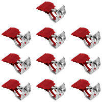 BESTOMZ 10pcs คลิปการติดตั้งแบบอ่างล้างจานแบบไม่ใช้หมัด