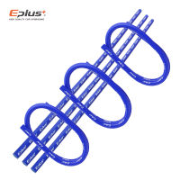 EPLUS blue soft Silicone tubing Hose Radiator Intercooler Silicone line Universal ided Tube 3 layer 1M Multiple sizes