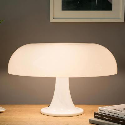 Simple Style Mushroom Table Lamp Ornament Light With 4 E27 LED Bulbs AU CN EU UK Or US Plug Orange&amp;White For Livingroom&amp;Bedside