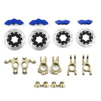 Metal Steering Block C-Hub Carrier Rear Hub Carrier Brake Disc for 1/7 Scale KM Citron C3 Rally RC Car Accessories ,A