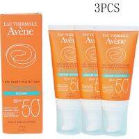 3PCS Avene Face Suncreen Refreshing Double Care Oil Control Sunscreen 50ml SPF50+PA++ for Oil Acne Skin 50ml