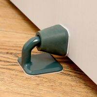 【CW】 Anti closure Device Mute Non punch Silicone bump Door Stopper Holders Catch Floor free Stop Toilet Plug