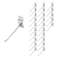 25 x Slatwall Single Hook Pin Shop Display Fitting Prong Hanger