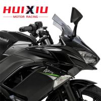 สำหรับ KAWASAKI NINJA650สปอยเลอร์ด้านข้างอุปกร์เสริมกระจกมองข้างอากาศพลศาสตร์ Airfoil 20-23 2020 2021 2022 2023 Ninja650 Ninja650