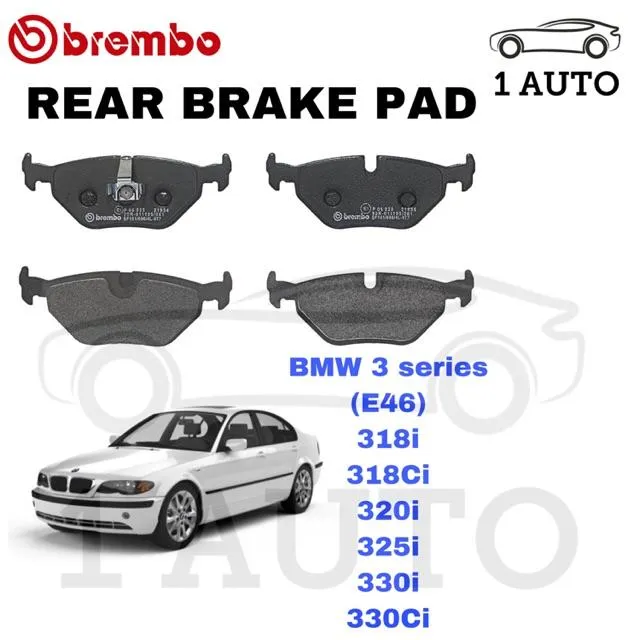 GENUINE BREMBO REAR BRAKE PAD BMW E46 318i 318Ci 320i 325i (1 SET 4 PCS