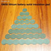 ▲♧✧ 100pcs/lot 18650 Lithium Battery High Temperature Insulation Gasket Bar Paper Through Hole Hollow Positive Gasket Blue Standard