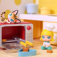 POP MART Molly Cooking Series Prop Mystery 1ชิ้น8ชิ้น Blind Action Figurine