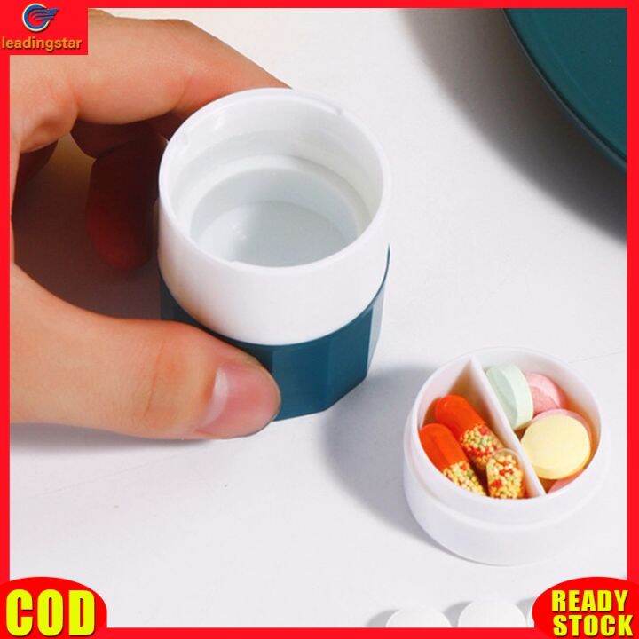 leadingstar-rc-authentic-4-in-1-portable-pill-medicine-crusher-splitter-tablet-divider-cutter-drugs-storage-box-powder-tablet-grinder-4-layer-travel-pill-box