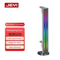 Jeyi CPU Cooling Fan Holder 5V 3pin Rgb Sata 15pin GPU Holder Aura Sync Graphics Card Bracket Stand Desktop Computer Accessories Graphics Cards