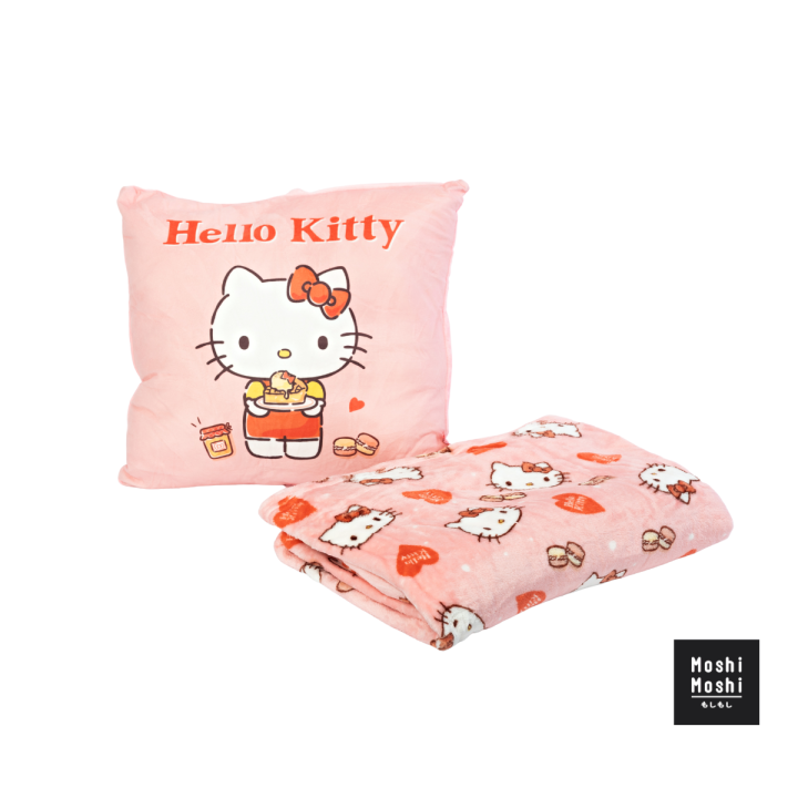 moshi-moshi-หมอนผ้าห่ม-หมอนผ้าห่มขนาดพกพา-ลาย-hello-kitty-ลิขสิทธิ์แท้จากค่าย-sanrio-รุ่น-6100002700-2701