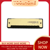 ToolHome- Harmonica Diatonic Blues Harmonica Key Of C, 10หลุม20 Tones Blues Harp ปากออร์แกน Harmonica เปลือกสแตนเลสสำหรับเด็กผู้ใหญ่และผู้เริ่มต้น