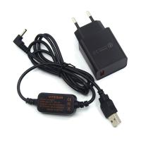 CA-PS700 Power Bank 5V USB Cable+Quick Charger For Canon DR-E12 E10 E15 DR50 DR80 DR700 LP-E5 LP-E8 LP-E12 LP-E17 Dummy Battery