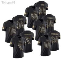 Steelers 90 วัตต์ 30 Conner 55 bush 19 Black Gold Edition Football Jersey