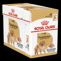 Royal petshop Pomernian adult wet อาหารเปียก สุนัขโตพันธุ์ปอมเมอเรเนียน 85g.12ซอง/กล่อง