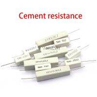 10pcs 5W Cement Resistance 0.1 10k Ohm 5 0.22 0.33 0.5 1 10 100 1K 10K Ohm 0.1R 0.22R 0.33R 0.5R 1R 10R 100R Resisitor