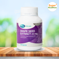 Mega we care grape seed 20mg 60 แคปซูล เมก้า วีแคร์ สารสกัดจากเมล็ดองุ่น 20มก