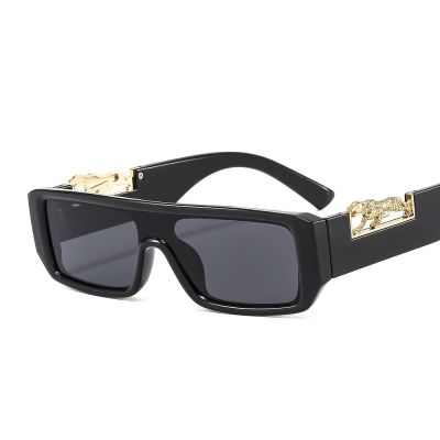 Luxury Leopard Sunglasses for Men and Women Square Fashion Leo Designer Unisex Shades