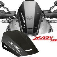 ☼เซกเตอร์♗แผ่นเบี่ยงกระจกบังลมอุปกรณ์โลโก้ XADV750อลูมิเนียม CNC สำหรับ Honda XADV X-ADV750 2018 2019 2020สกูตเตอร์มอเตอร์