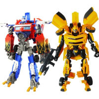 ของเล่น God of War ที่เปลี่ยนแปลงเป็นพิเศษ Transformers Bumblebee Optimus Prime หุ่นยนต์เด็กโมเดลของเล่นแปลงร่าง