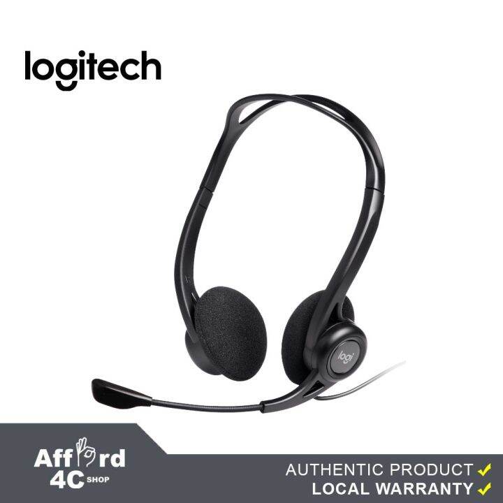 Logitech H370 USB Computer Headset Digital Sound Noise Canceling