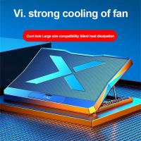 Notebook Radiator Computer Radiator Lifting Folding Desktop Cooling Base Exhaust Fan Bracket Laptop Stand Mobile Phone Cooler Laptop Stands