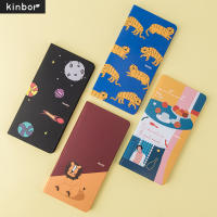 Kinbor Weekly Planner Notebook Small Grid Notepad Self-Filling HandAccount Journal สัตว์น่ารัก Romantic Universe Plan Book