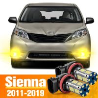 2pcs LED Front Fog Light Bulb Accessories For Toyota Sienna 2011-2019 2012 2013 2014 2015 2016 2017 2018