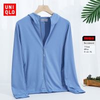 ร้อน, ร้อน★พร้อมสต็อก M-5XL Uniqlo เสื้อคลุมกันแดด เสื้อแจ็คเก็ตสตรีมีฮู้ดกันลมและกันแดด เสื้อกีฬาระบายอากาศ