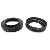 1 Piece Lens Hood Cover HN40 46mm Lens Hood Cover Metal Bayonet Mount Lens Hood Cover for Nikon Z Mount Z50 Z DX 16-50mm F3.5-6.3VR Camera Lenses