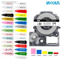 ๑ Aken 6/9/12mm SS12KW Label Tape Compatible for Epson Label Works Lw400 LK4WBN LC-4WBN LC 4WBN9 SS12KW 9mm Cartridge LW-300